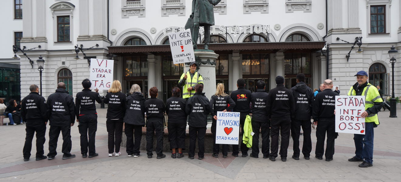 Stridbara arbetare samlas på söndag (22/10) i Stockholm och snackar ihop sig