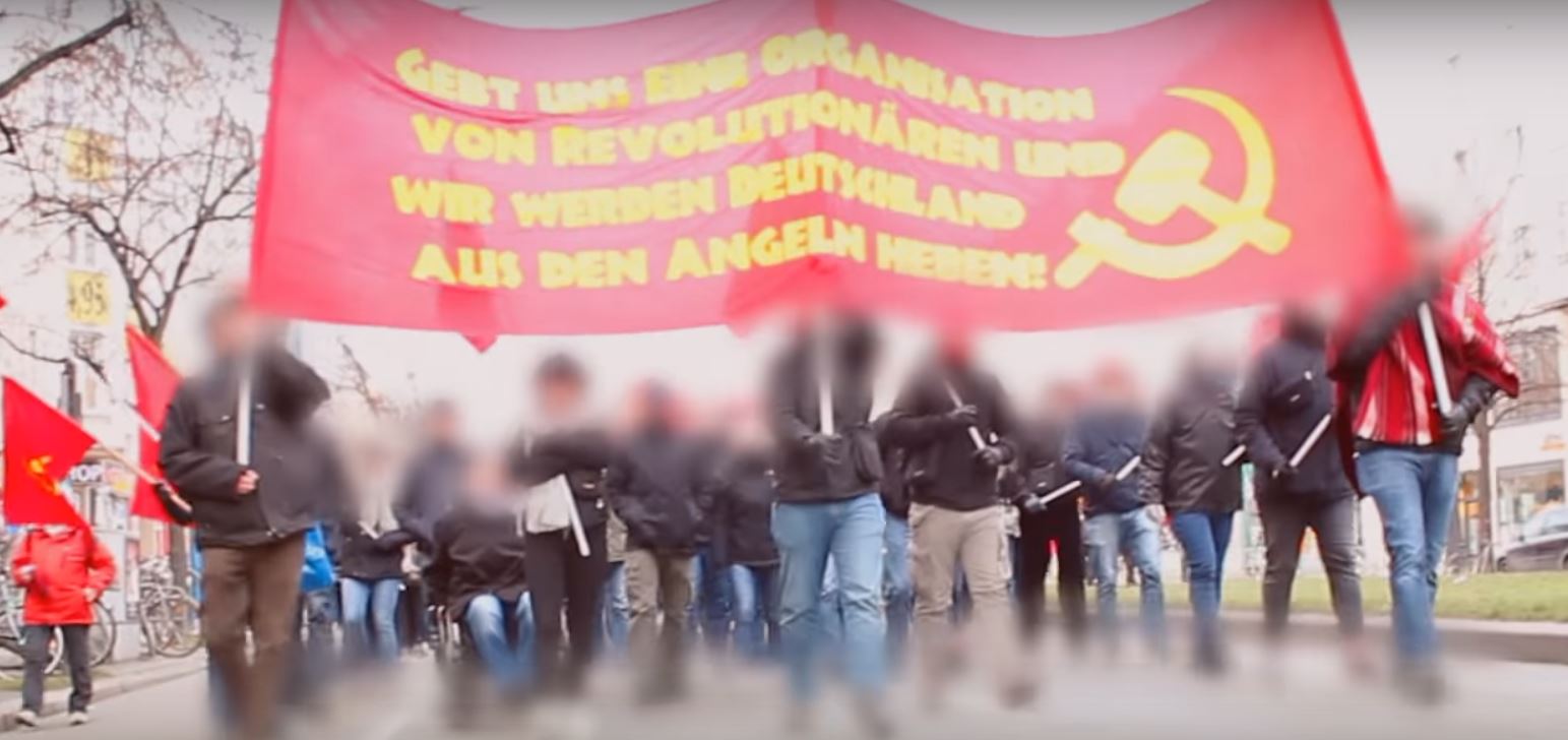 Video från  Lenin-Liebknecht-Luxemburg-demonstrationen i Tyskland