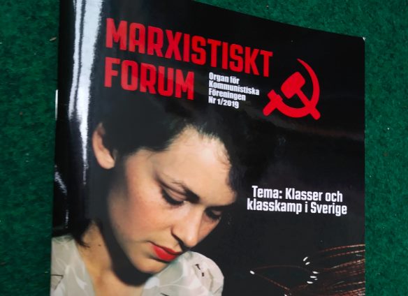 Nytt nummer att Marxistiskt Forum