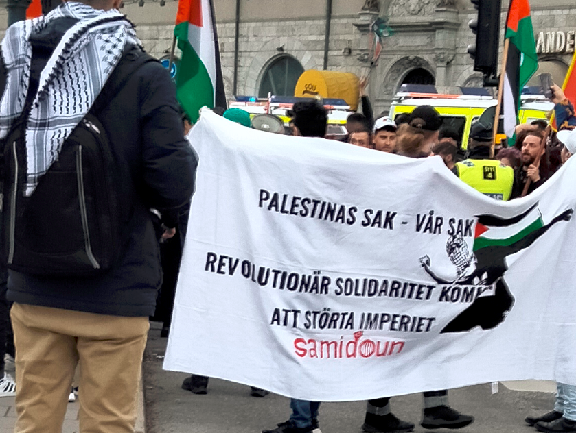 Stockholm: Israel, mördare!