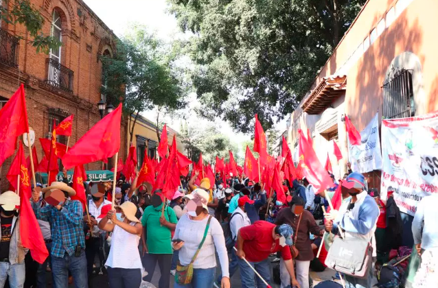 Kampdagar i Oaxacan i Mexico
