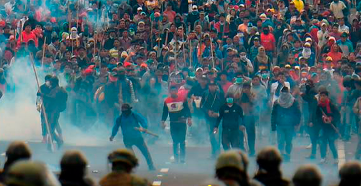 Ecuador: Ett massivt folkligt uppror skakar landet!