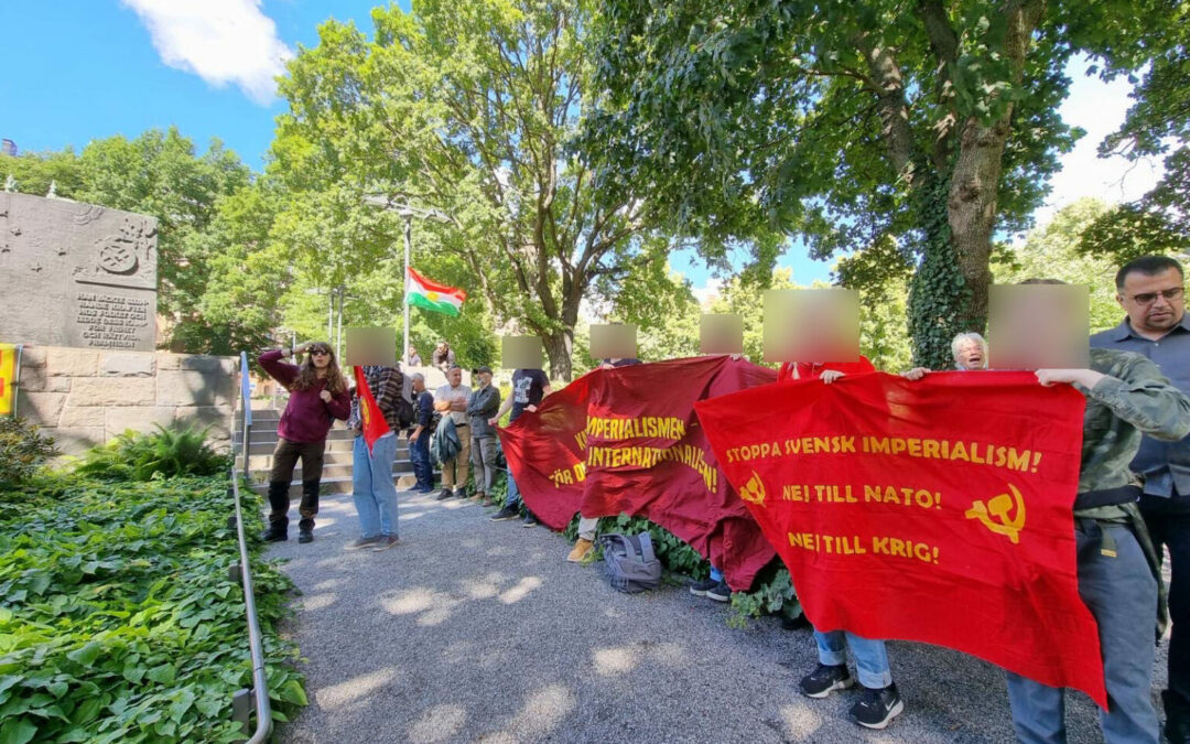 Demonstration mot det skamlösa avtalet mellan Sverige och Turkiet